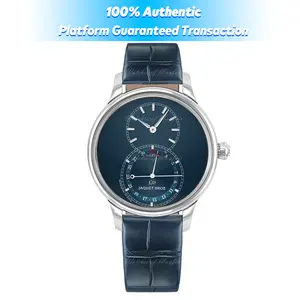 Jaquet Droz Grande Seconde Quantième Satin-Brushed Blue 39 mm/J007010244/9969