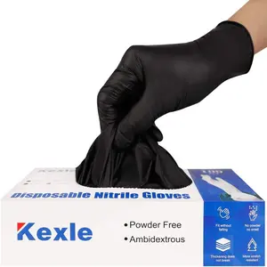 Disposable Gloves Pack of 100, Latex Free Safety Working Gloves for  Handle or Industrial Use