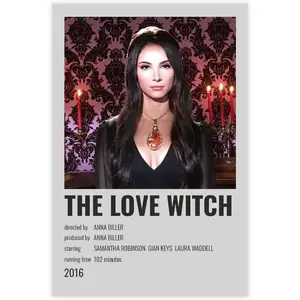 The Love Witch Horror Movie Art Poster 4 Canvas Poster Wall Art Decor Print Picture Paintings for Living Room Bedroom Decoration