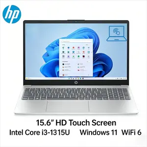 HP 15.6" Touchscreen Laptop, Intel 13th Core i3-1315U(Up to 4.5GHz), Intel UHD Graphics, Copilot AI, Wi-Fi 6, Wi-Fi 6, Win 11 Pro, 8 GB RAM, 256 GB SSDNatural Silver