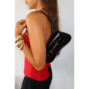 Pulse Shoulder Bag Black / Gold