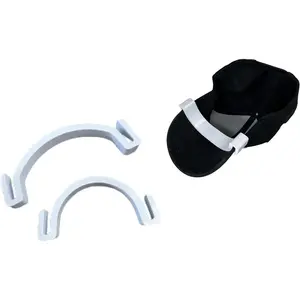 Hat Shaper/Hat Curving Band/Bill Bender/Brim Bender Hat Bender Brim Bender Forming Tool for   Shaper Era Fitted Hat  - Two (2) Sizes for Custom Adjustable fit White