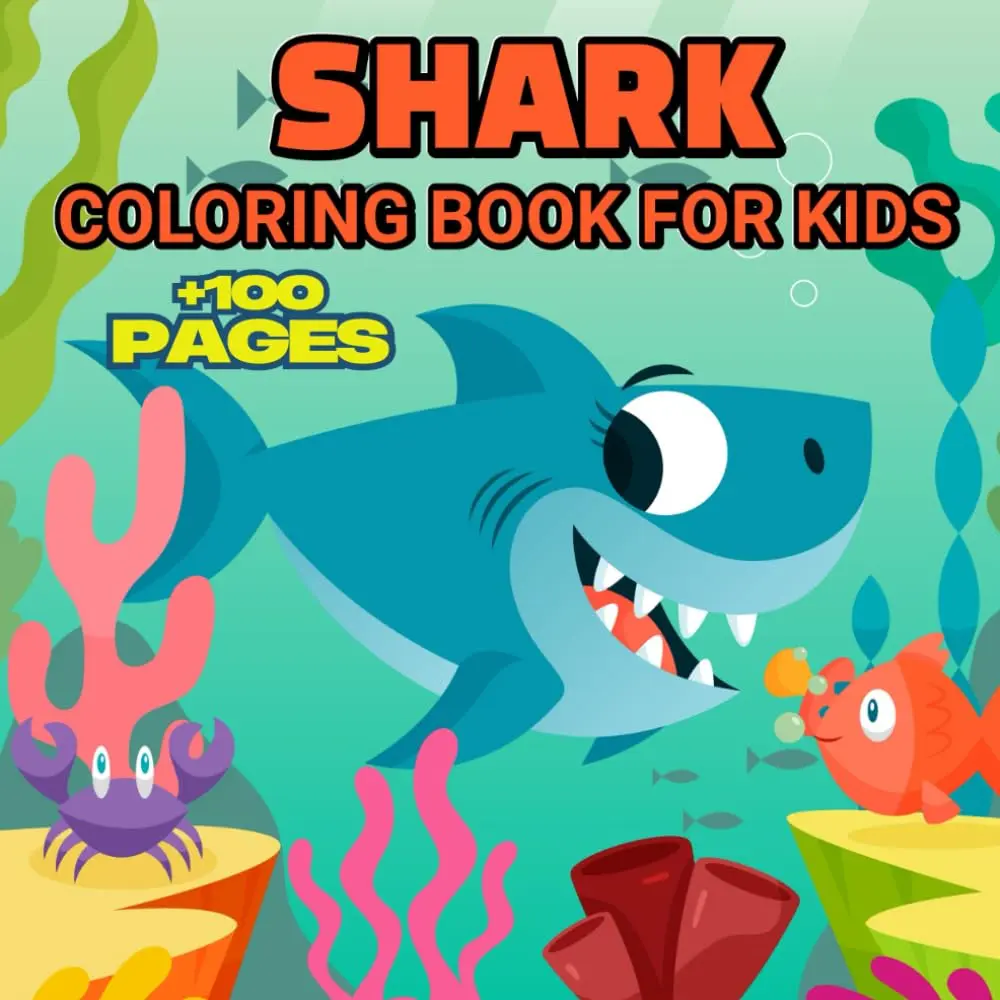 Shark Coloring Book: for Kids and Adults | 50+ Fantastic Shark | Ocean Animals Coloring Pages: Bold and Easy Designs for Relaxation: Sea Animals Coloring Book (Spanish Edition)