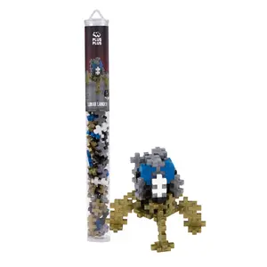 Plus-Plus Lunar Lander Tube with 70 Pieces for Creative STEM Play