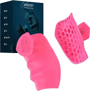 Rubber Fingerless Gym Gloves – Pull Up Grips for Men & Women, Hand Protection for Cross Training & Home Workouts