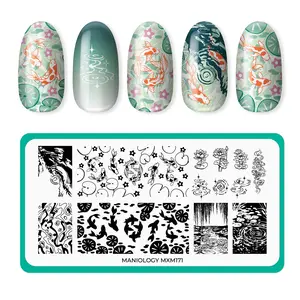 Enchanted Waters: Lotus Mirror (MXM171) - Nail Stamping Plate