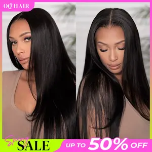 [Free Upgraded] OQ HAIR Wear And Go Glueless Wigs Pre Cut 7x5 HD Straight Lace Human Hair Wigs Pre Bleached Tiny Knots Beginner Friendly #TikTokShopBlackFriday
