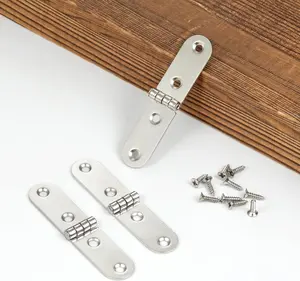 20 Pieces Satin Silver Jewelry Box Hardware Hinges for Wooden Box,Small Hinges for Handmade Crafts (20, Satin Silver) YCSJ