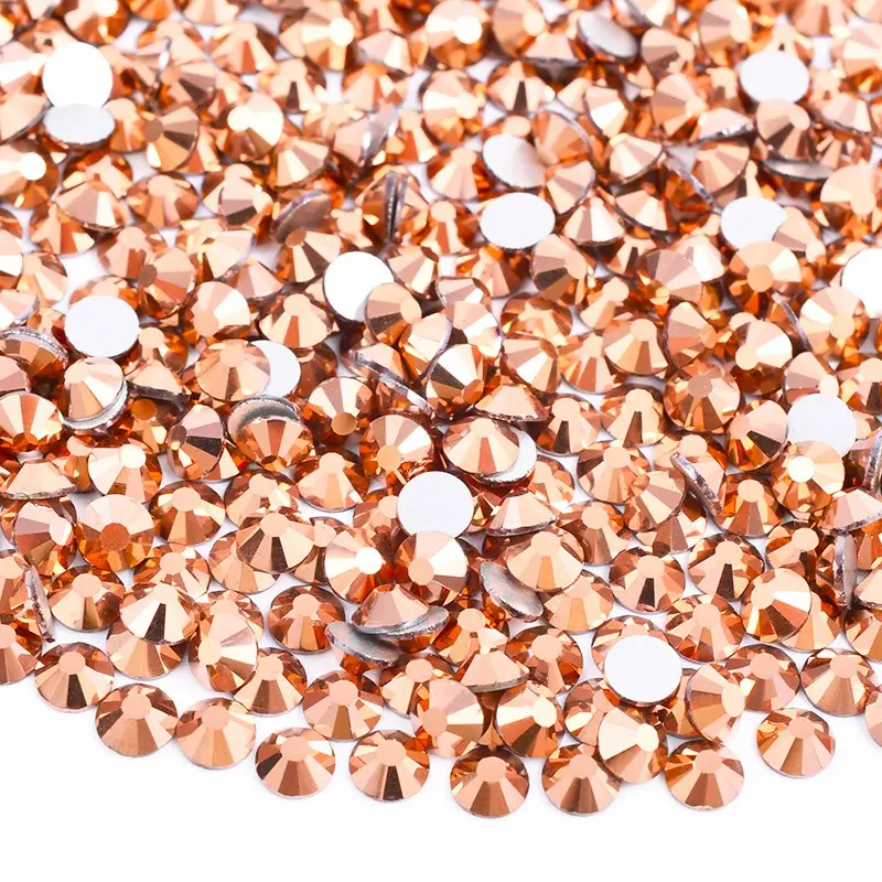 Rose Gold Glass Rhinestones Rose Gold Glass Rhinestones