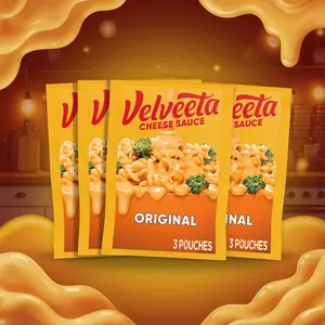 Velveeta Original Cheese Sauce Pouches, 3 ct Box with 4 oz Pouches