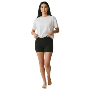 Zenana - Brushed Microfiber Wide Waistband Biker Short - MP-9064Y