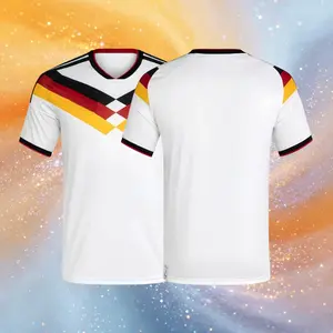 2026 Germany Home And Away White And Blue Short Sleeve Soccer Jersey Fans Version