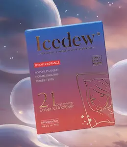 Professional Deodorant ICEDEW Lotion for Men, All Natural Herbal Liquid, 21 Days Body Odor Free, Portable Box Set