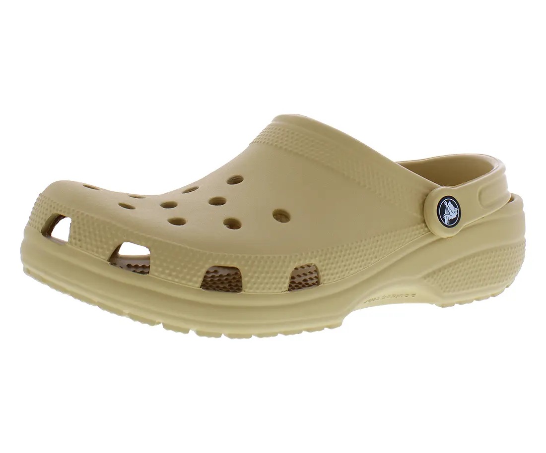 Crocs Classic Unisex Rubber Clogs - Round Toe Footwear with Breathable Holes for Outdoor and Casual Wear