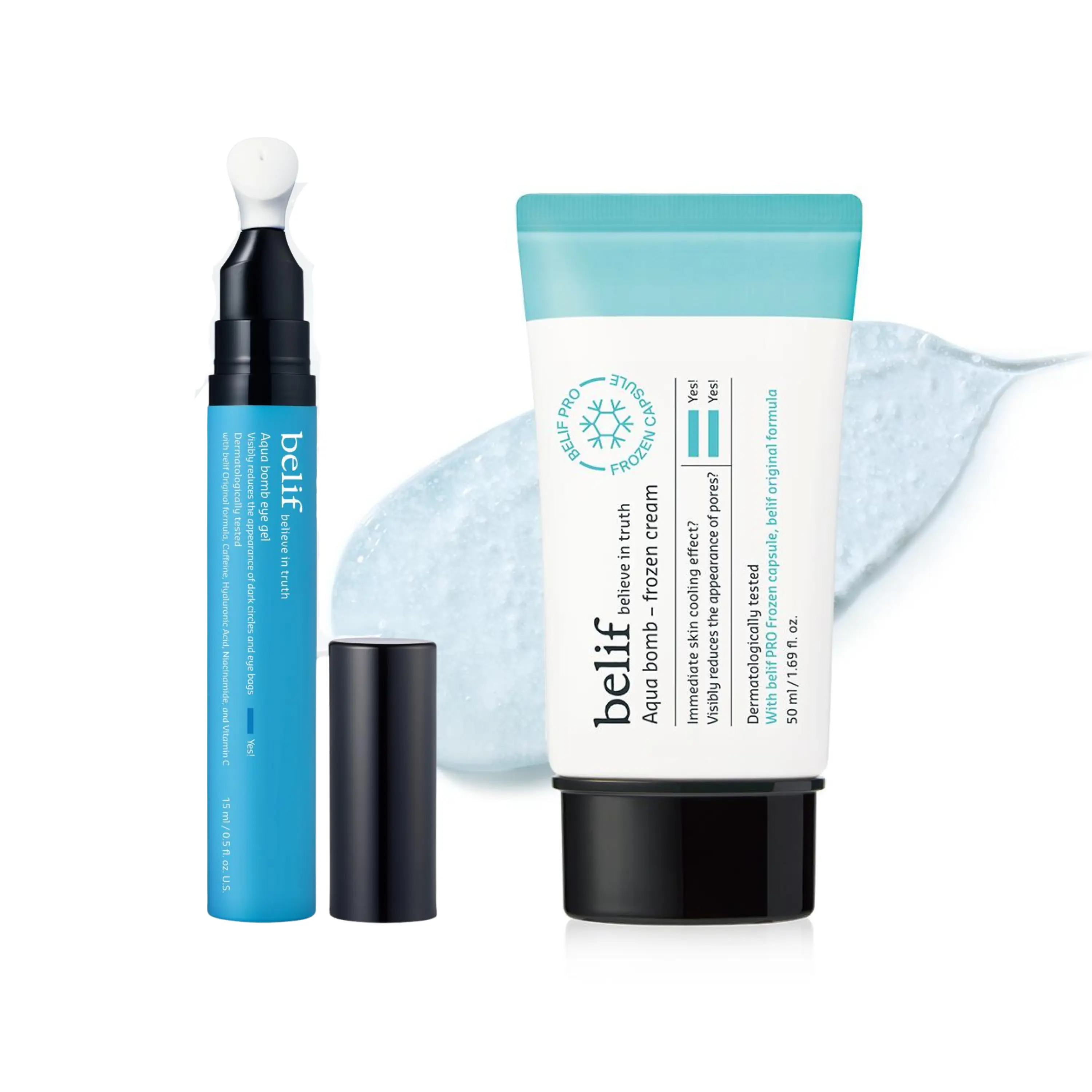 Aqua Bomb Eye Gel + Frozen Cream