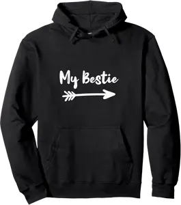 My Bestie Arrow Friendship Connection Pullover Hoodie - Bernadetab Shop 94B0DFWWBGS2