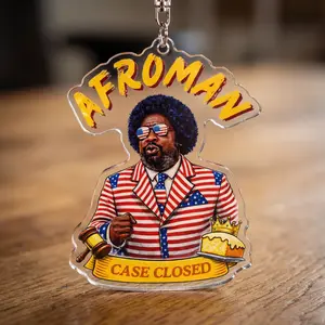 Afroman Case Closed Acrylic Keychain, Lemon Pound Cake Free Speech
