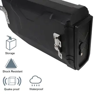 5 Liters Tool Box for Left Right Side Bracket Plastic Box Case motorcycle storage box with 2 Keys