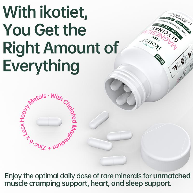 Magnesium Complex 1000mg with Zinc for Muscle Soothing and Sound Sleep 18 Essential Ingredients 60 Capsules