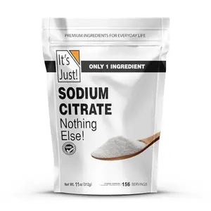 It's Just - Sodium Citrate, Food Grade Thickener, Non-GMO, Cheese Sauce Emulsifier, Spherification, Preserve Foods, 11oz
