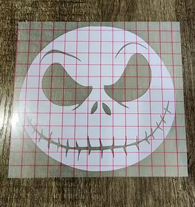 Skeleton Face Pumpkin Head King Nightmare Vinyl Car Decal Sticker Handmade in USA Premium Outdoor Vinyl Water & UV Resistant Easy Application Decal