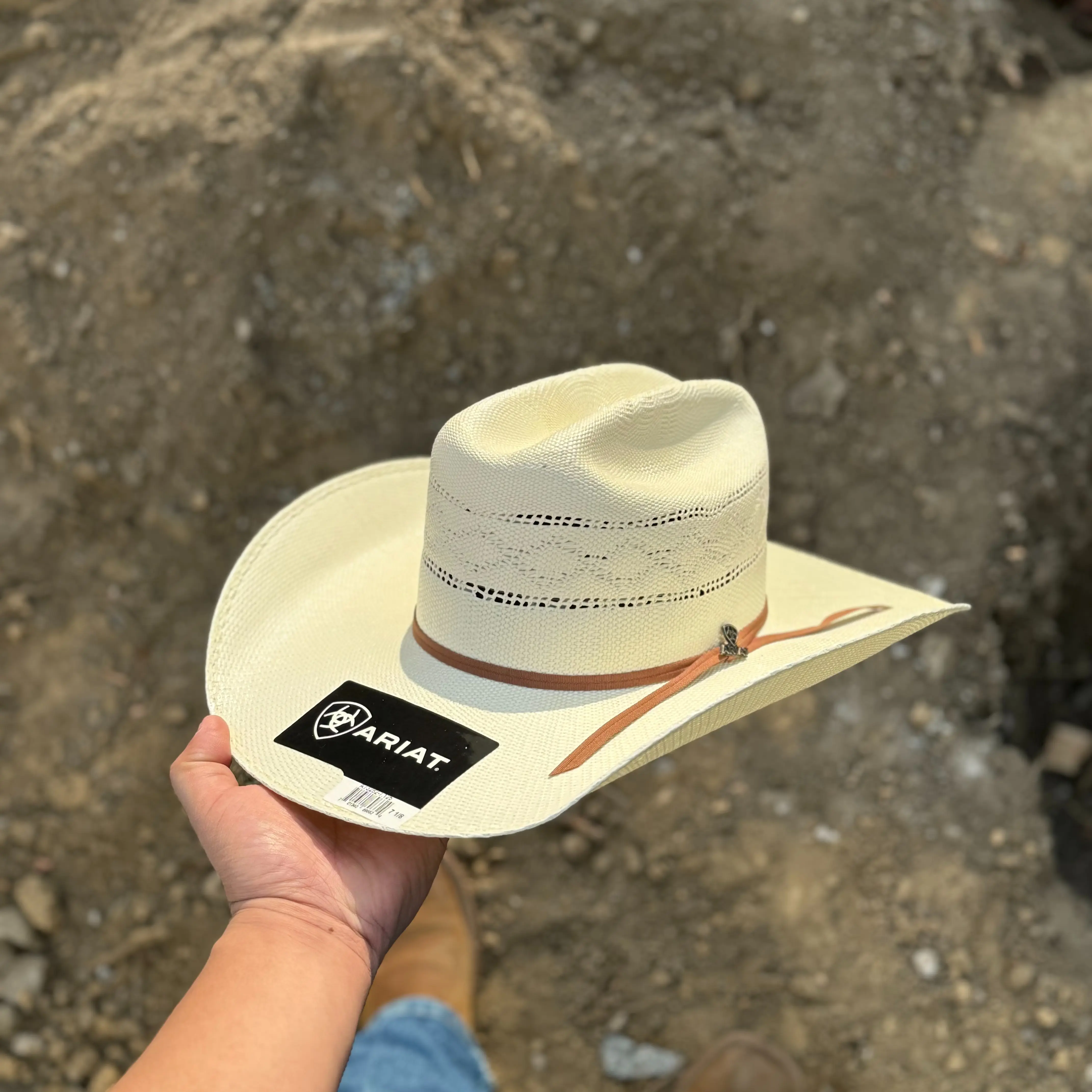 Ariat Bangora Straw Cowboy Hat