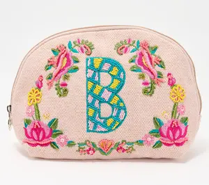 America & Beyond Embellished & Beaded Initial Pouch America & Beyond Embellished & Beaded Initial Pouch