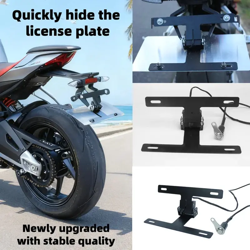 は For kawasaki Zx-6R License Plate Premium Adjustable License Plate