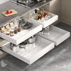 Everything Within Reach, Pull Out Cabinet Organizer for Kitchen Pantry Storage, Small Space Game Changer