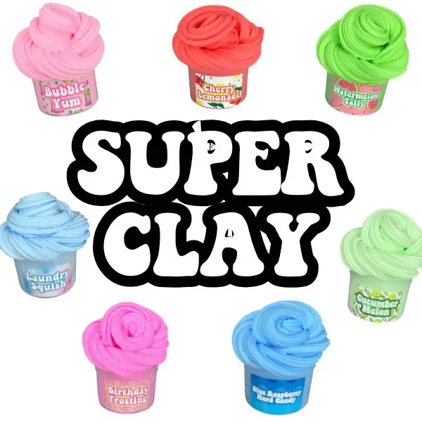 Super Clay Slime DIY Soft & Squishy Clay Scented Slime Sensory Clay