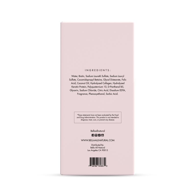 Bella All Natural Biotin Shampoo with Pro Vitamin B5