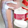 Strawberry Fast-Acting Hair Removal Cream, Gentle Formula with No Irritation, Pain-Free Complete Hair Removal for Chest, Legs and Arms, Home Hair Removal, Depilatory Cream