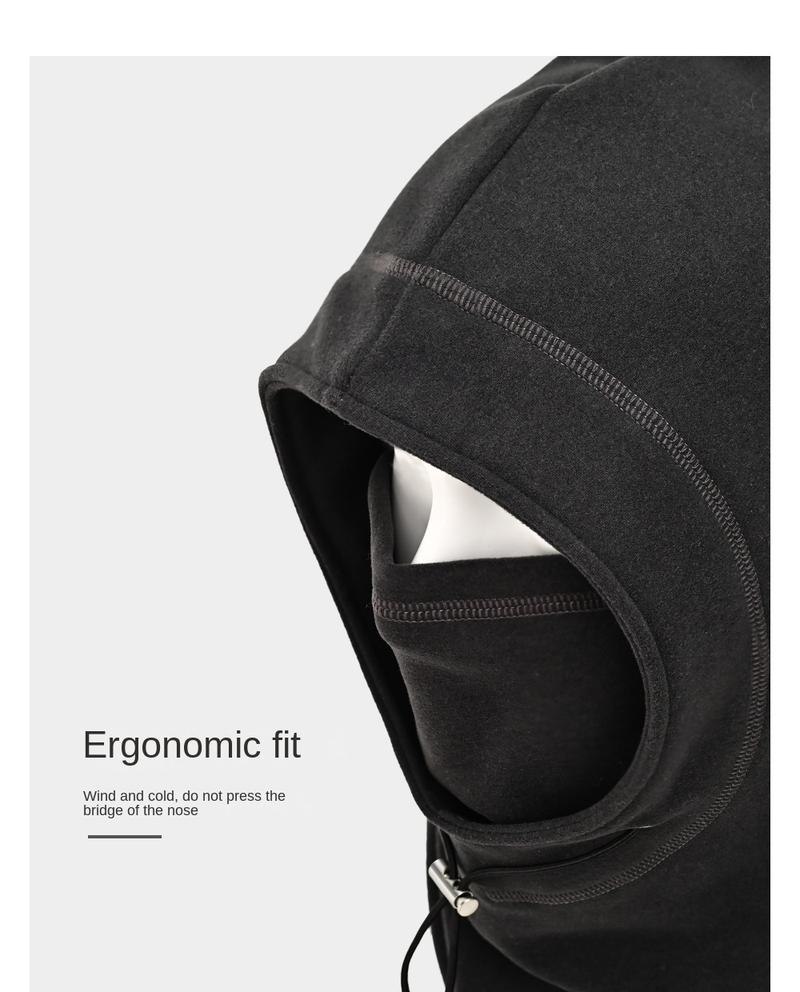 New cycling face mask, hat, scarf integrated, women's winter cycling warm, windproof, and cold resistant neck cover, men's head cover