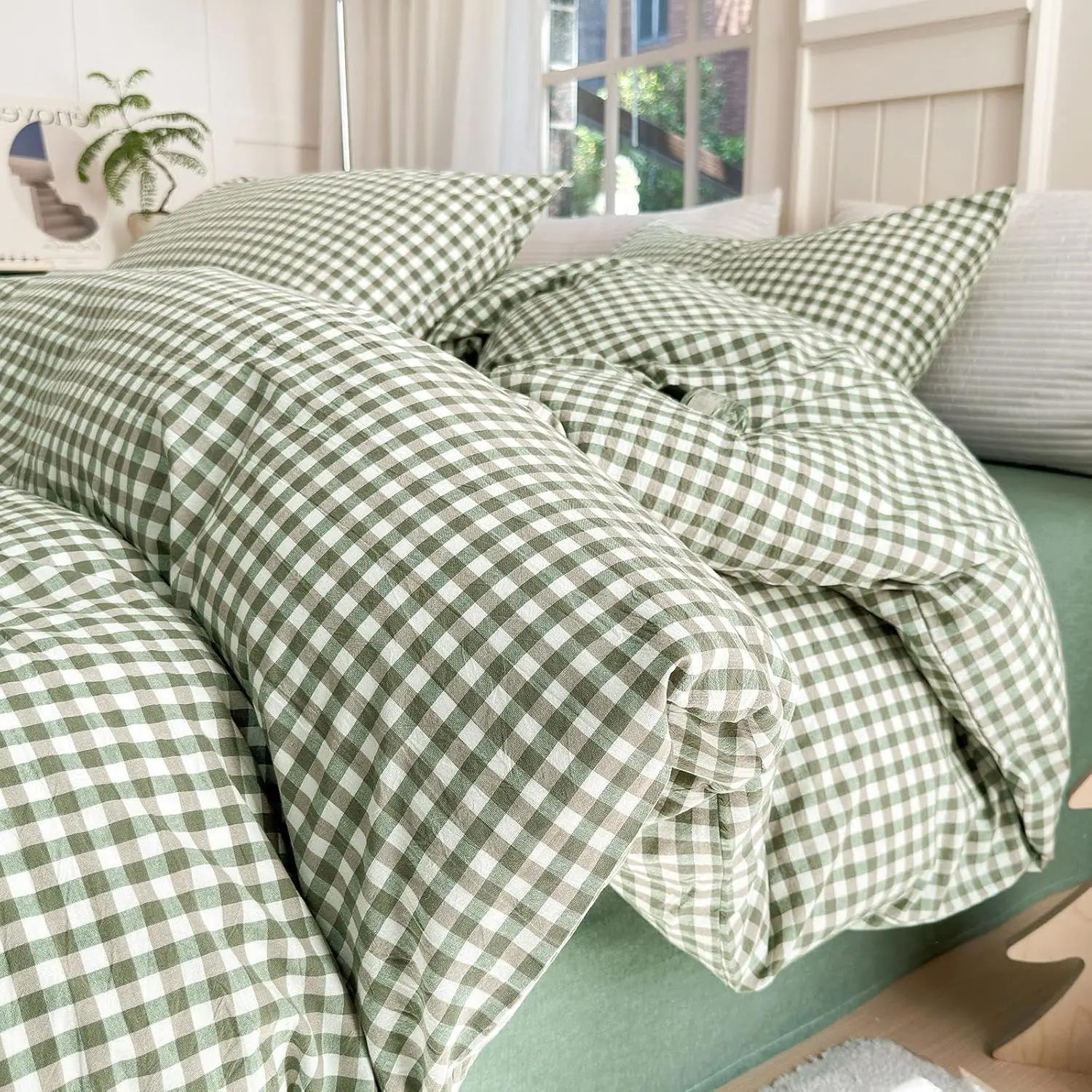 A1#04 Green Gingham