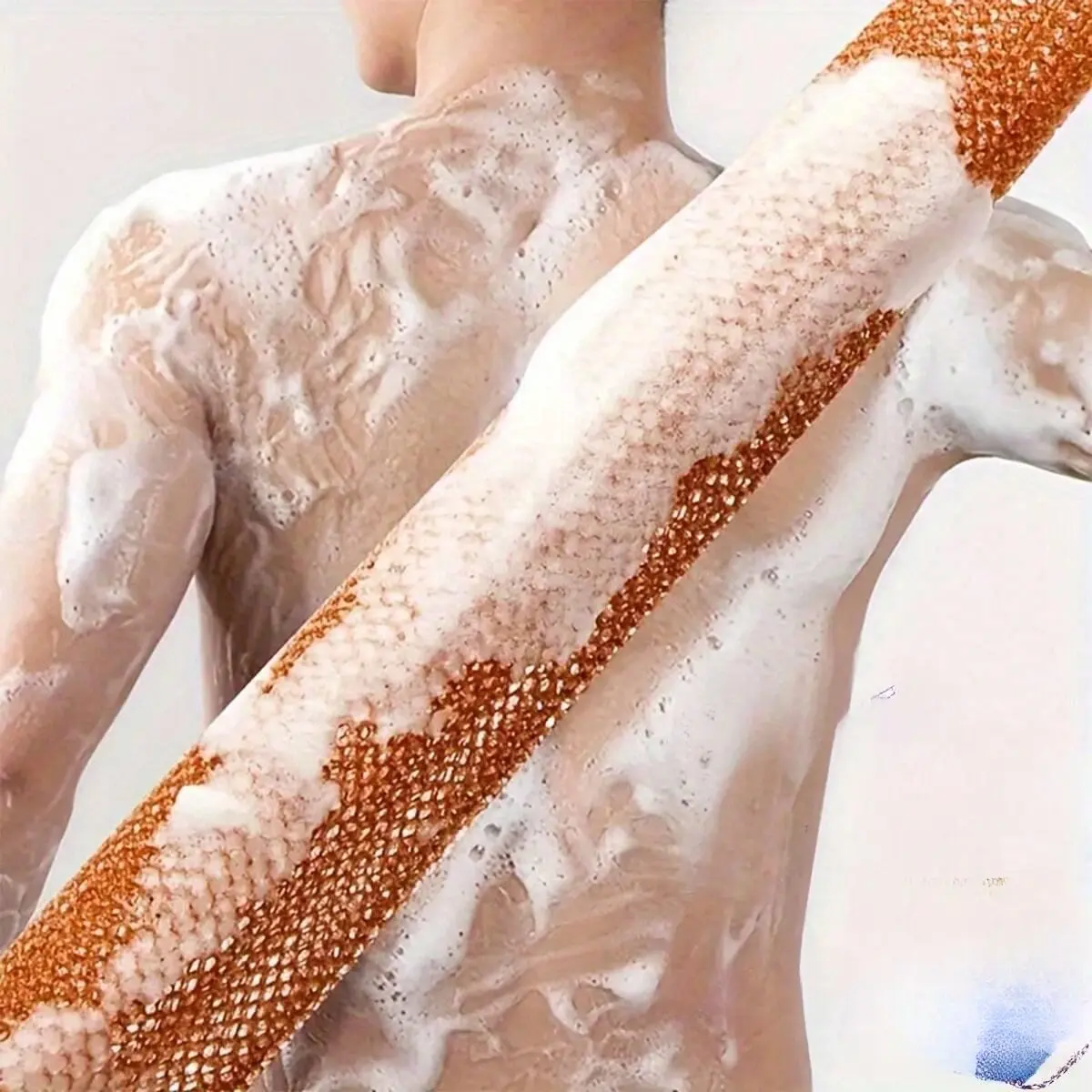 African Nylon Exfoliating Bath Towel, Soft and Scrub, Body Wash Scrubber, Ideal for Exfoliating and Bubble Foaming, Essential Bathroom Accessory, Exfoliating Tool, Bath Accessories