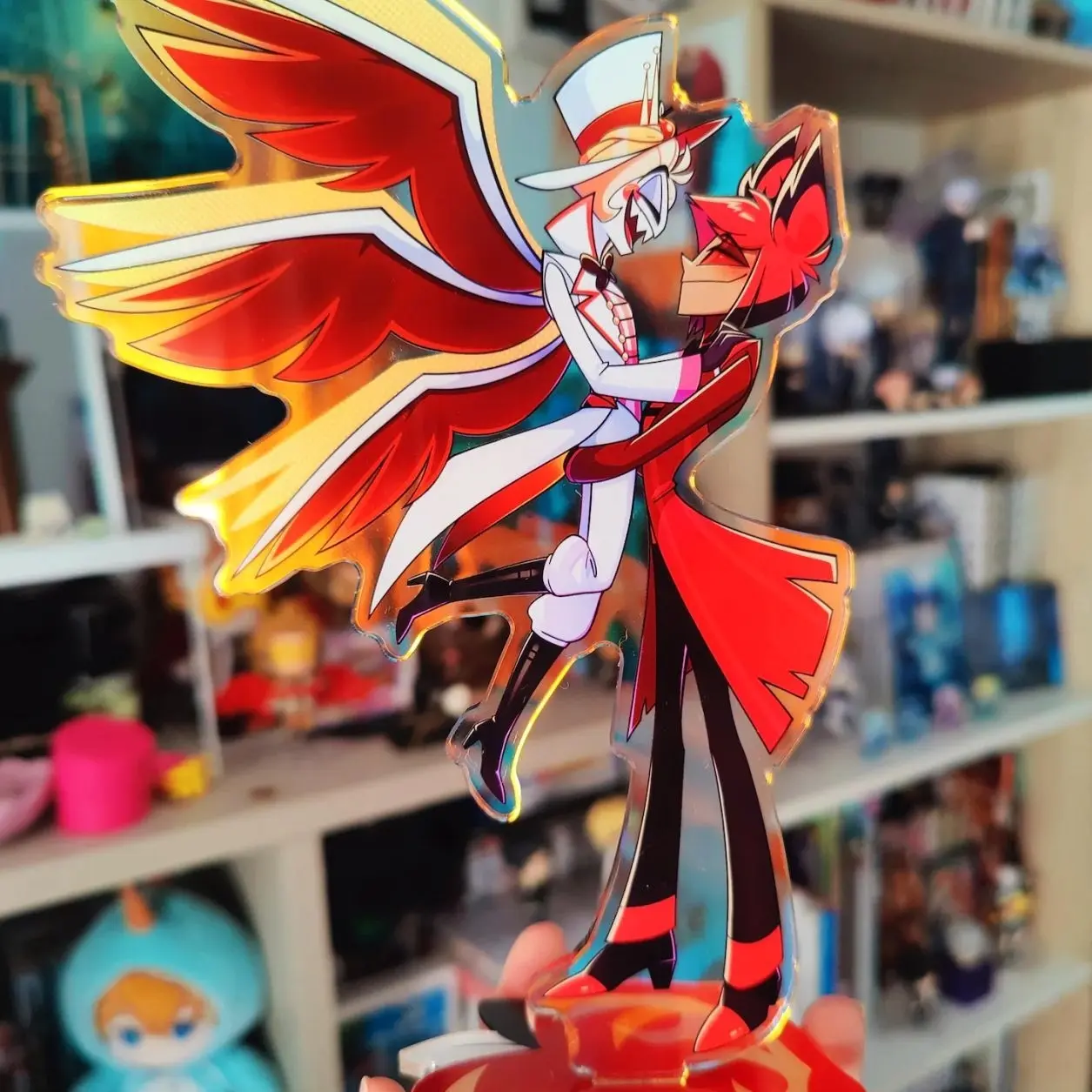 RadioApple Rainbow Standee - Alastor and Lucifer Hazbin Hotel