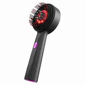 Portable Electric Scalp Massager & Hair Scrubber with Rat Tail Comb – Handheld Device for Relaxing Hair and Scalp Massage
