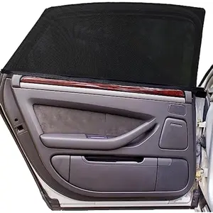 Window Shades for Side Windows (Pack of 2)  Sun Shade for Car Heat and UV Protection  Adjustable Elastic Fabric Baby Car Shade  Rear Side Window Sun Shade Accessories (Large 40"x25")