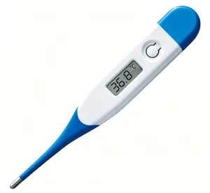 Digital Thermometer - Multi-Functional Portable Healthcare Device, Fast Accurate Reading, Fever Alarm, C/F Switch, Memory Recall, Oral Thermometer for Infants, Adults (Rectal Use)