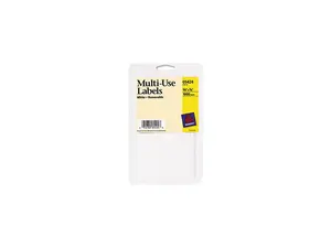 Avery 05424 Self-Adhesive Removable Multi-Use Labels, 5/8 x 7/8, White, 1000/Pack