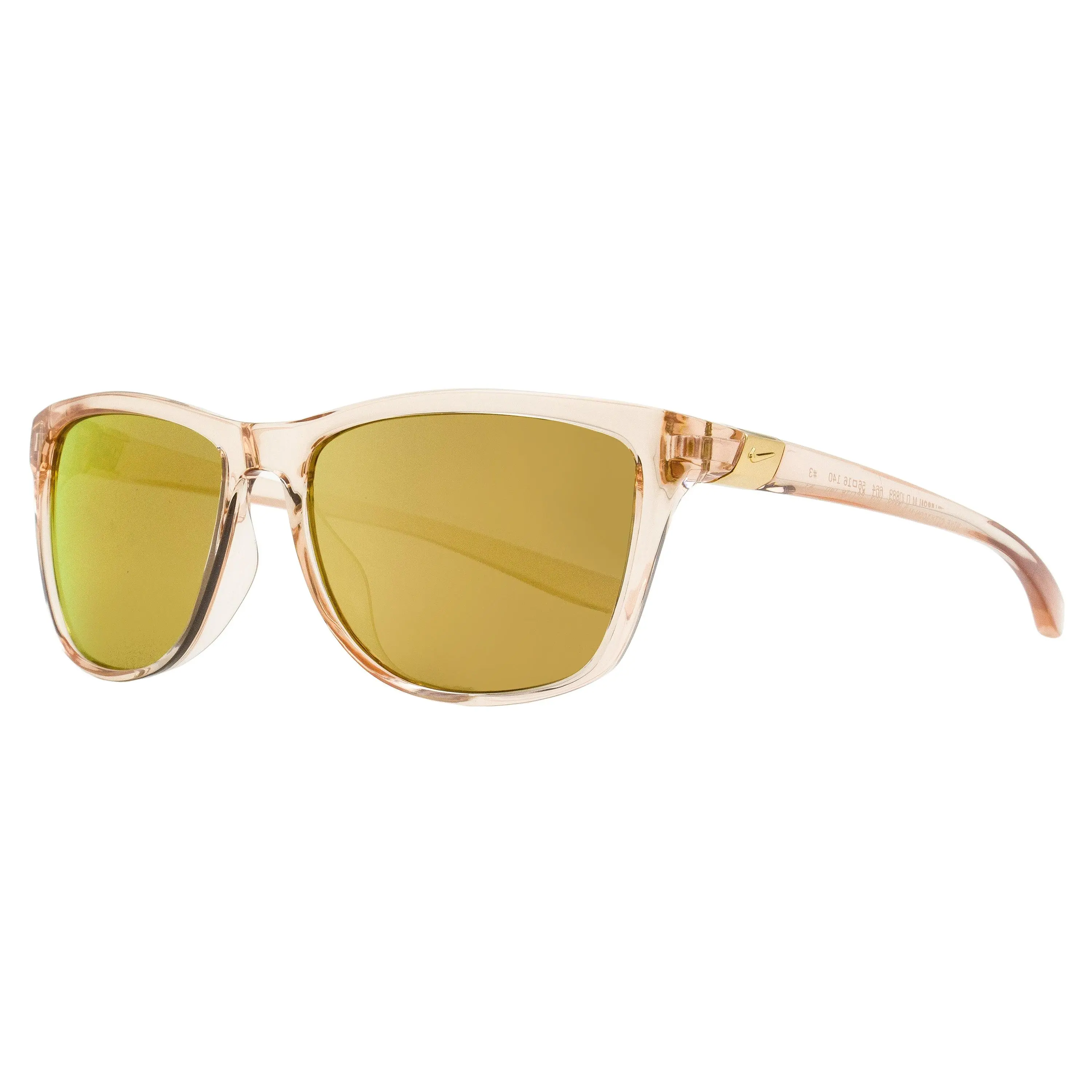 NIKE City Icon Women's Rectangular Sunglasses DJ0889, Washed Coral 56mm | Lightweight Bio-Injected Frame, Anti-UV Protection, Uv Defense Women's Sunglasses, Anti-Uv Women's Sunglasses
