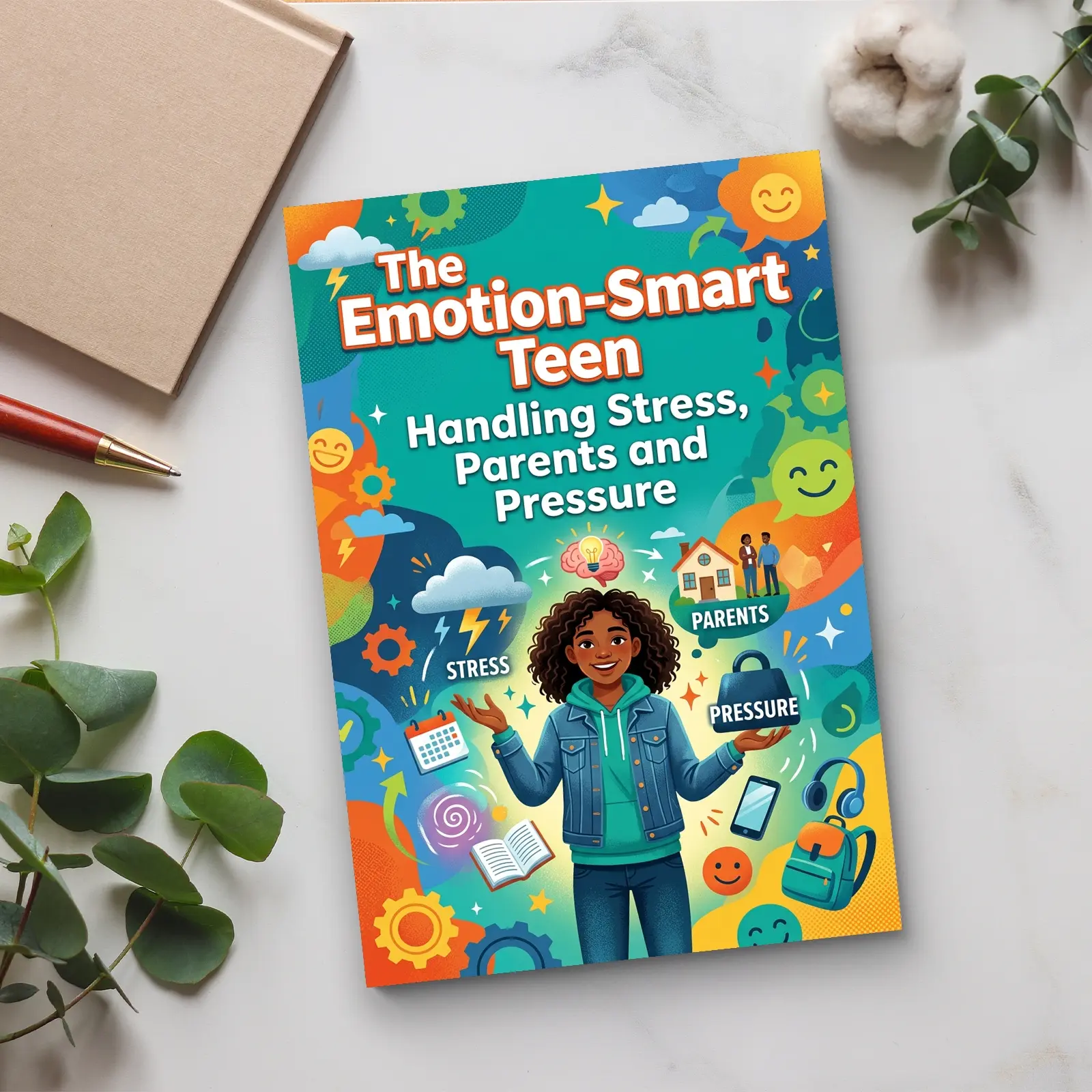 The Emotion-Smart Teen: Emotional Intelligence and Stress Management Guide for Teens with Parent Communication, Pressure Handling, Confidence Building and Everyday Coping Skills