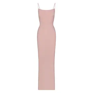 SOFT LOUNGE LONG SLIP DRESS | MORGANITE
