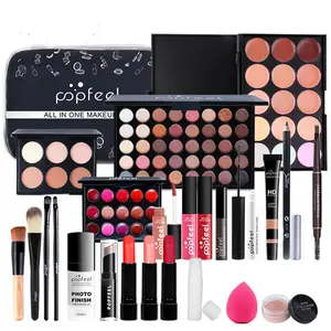 All In One Makeup Bag Kit 27PCS Makeup Kit for Women Full Kit Multi-Purpose Makeup Set for Beginners or Pros