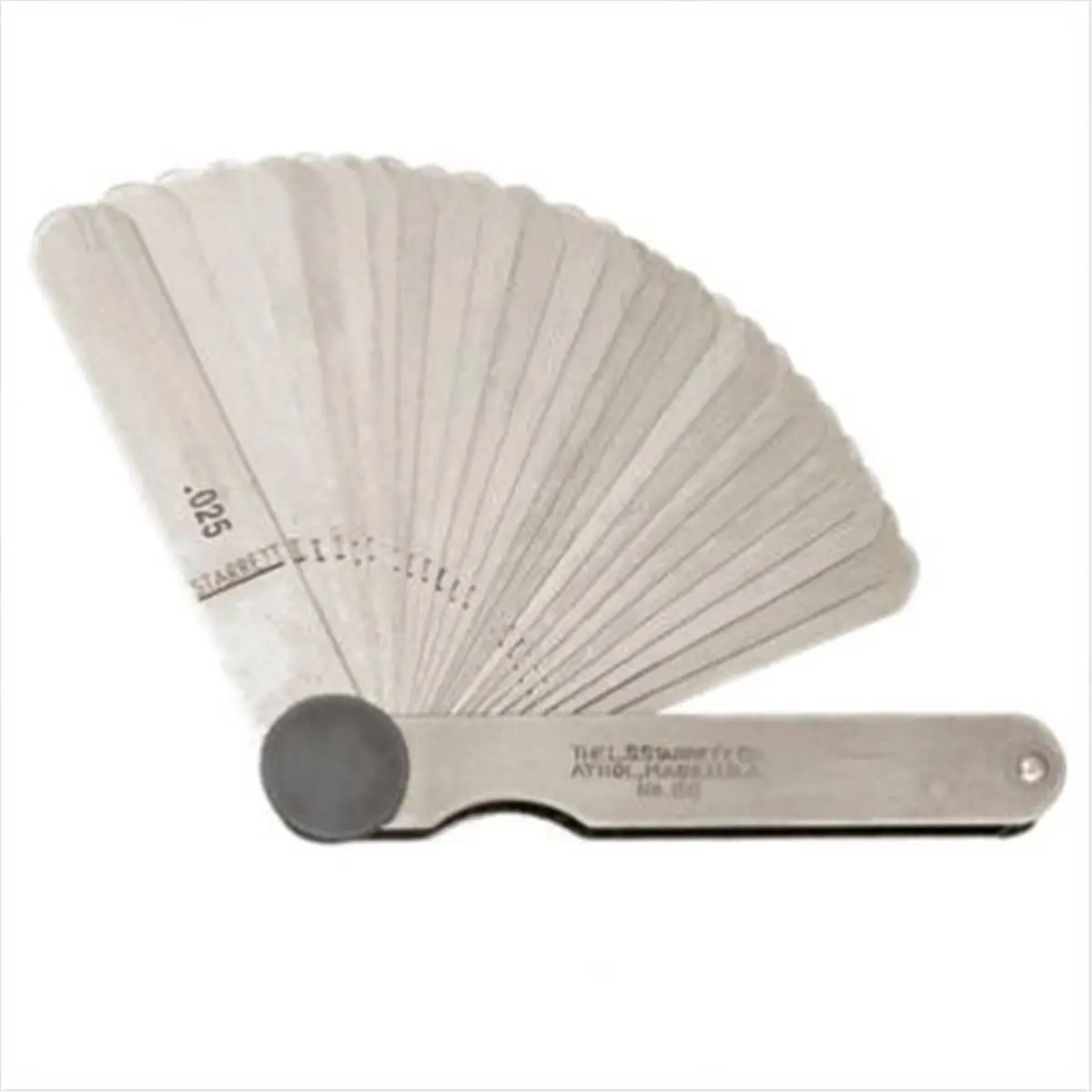 212 MAIN L.S. Starrett 66 Thickness Gage W-26 S, Individually Tested Tempered Steel Thickness Check Tool, Marked Leaves for Office & School Stationery Needs