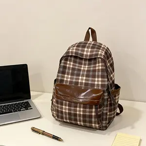 Stylish Backpack Designed for Female College Students, Featuring a Retro And Adaptable Design Suitable for Campus Use, Lightweight for Daily Commutes And Outdoor Activities, And a Easy Shoulder Bag Style