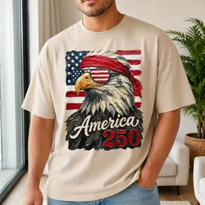 America 250 Shirt, USA 250th Anniversary Shirt, 1776-2026 Patriotic Eagle 4th of July Sublimation Shirt, USA 250 Years of Freedom Shirt, 1776-2026 Shirt, 4th of July Tshirt, Semiquincentennial Tee, Fourth of July Gift