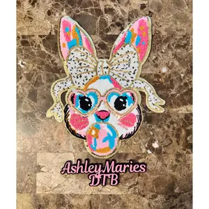Glitter Bubble Popping Chenille Patch