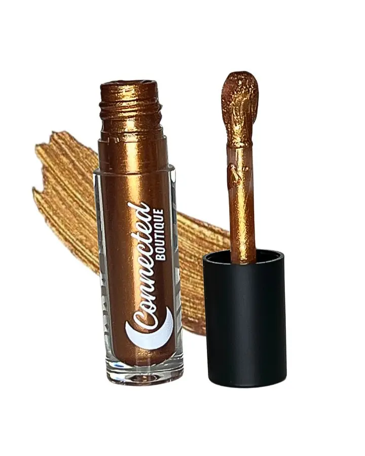 Connected Boutique BK - Bronze Metallic Longwear Liquid Lipstick – Transfer‑Proof Matte