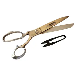 Fabric Scissors Professional 12 inch Heavy Duty Scissors for Leather Sewing, Tailoring, Industrial Strength Stainless Steel Sharp for Home Office Artists Dressmakers